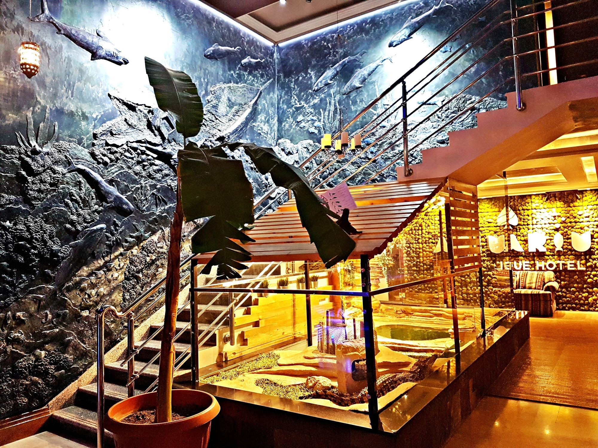 Aquarium Hotel Riade Exterior foto